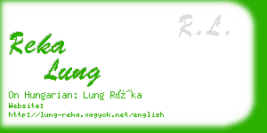 reka lung business card